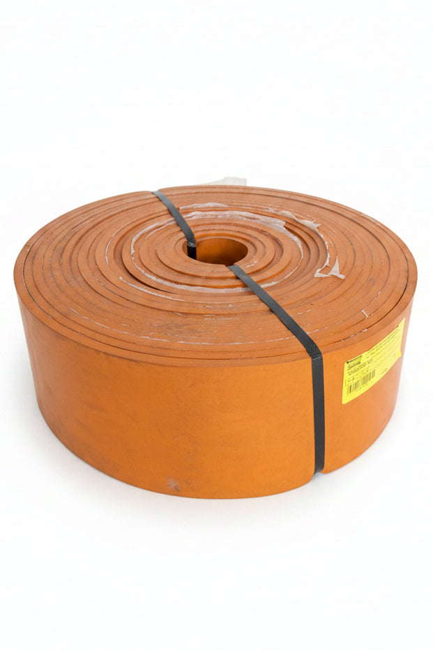 Skirtboard Rubber 3/8" x 6" Red - Full Roll