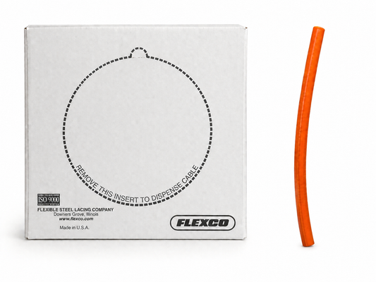 Orange Filler Tubing - Full 100' Roll