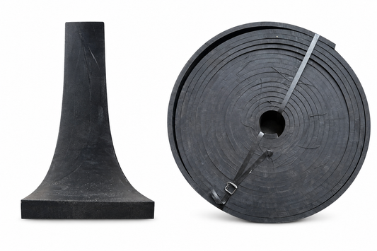 Skirtboard Rubber - 1/2 x 4" - Full Roll