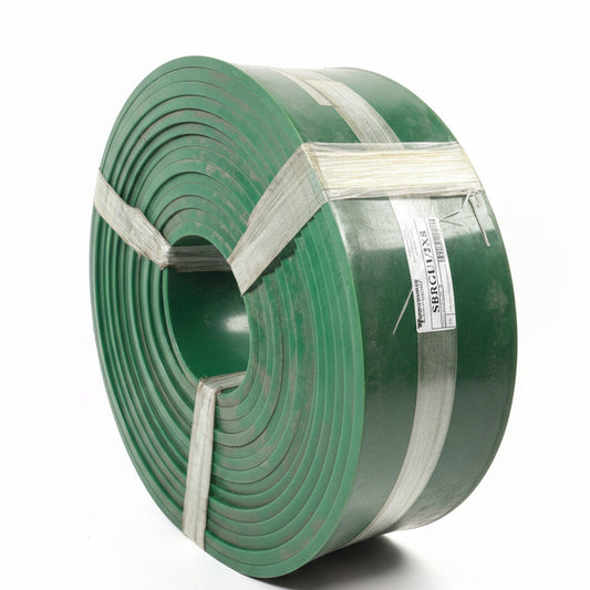 Skirtboard Rubber 1/2"x8" GR UR - Full 50' Roll