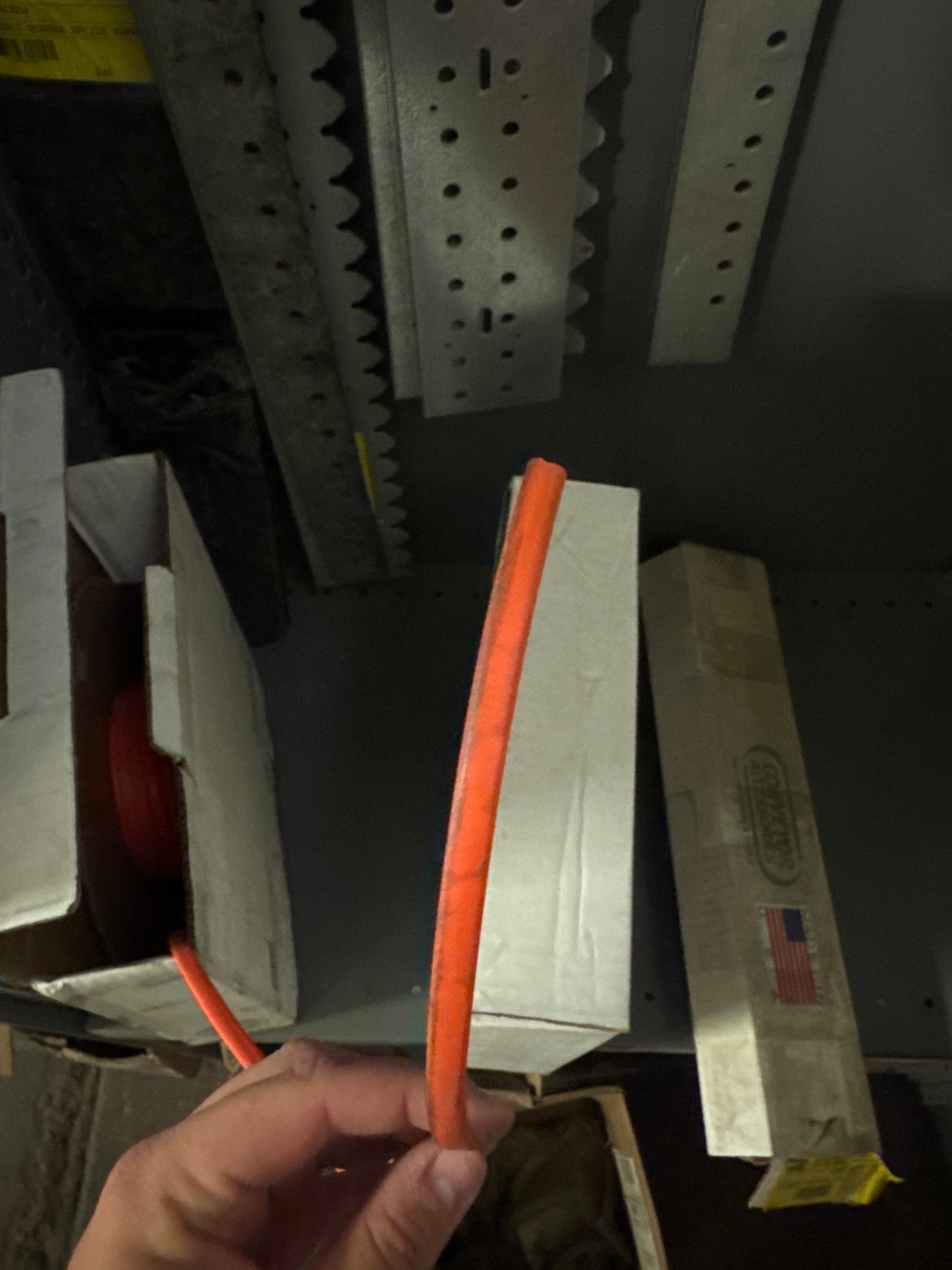 Orange Filler Tubing - Full 100' Roll